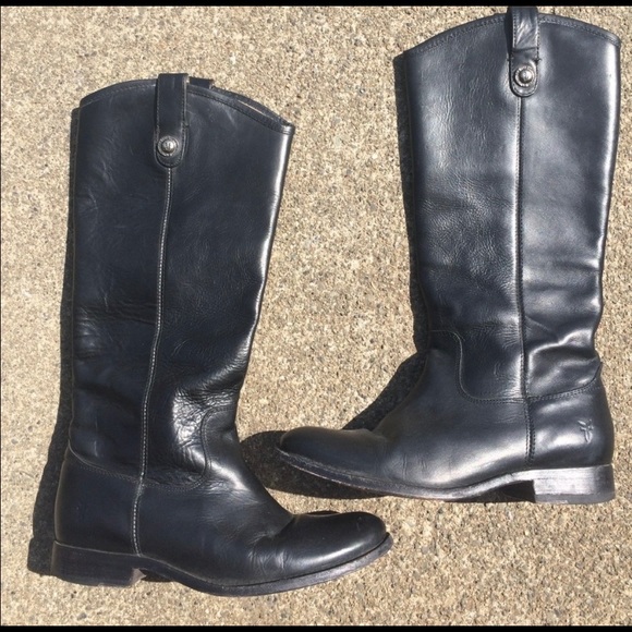 Frye Melissa Button Leather Boots - Picture 3 of 8